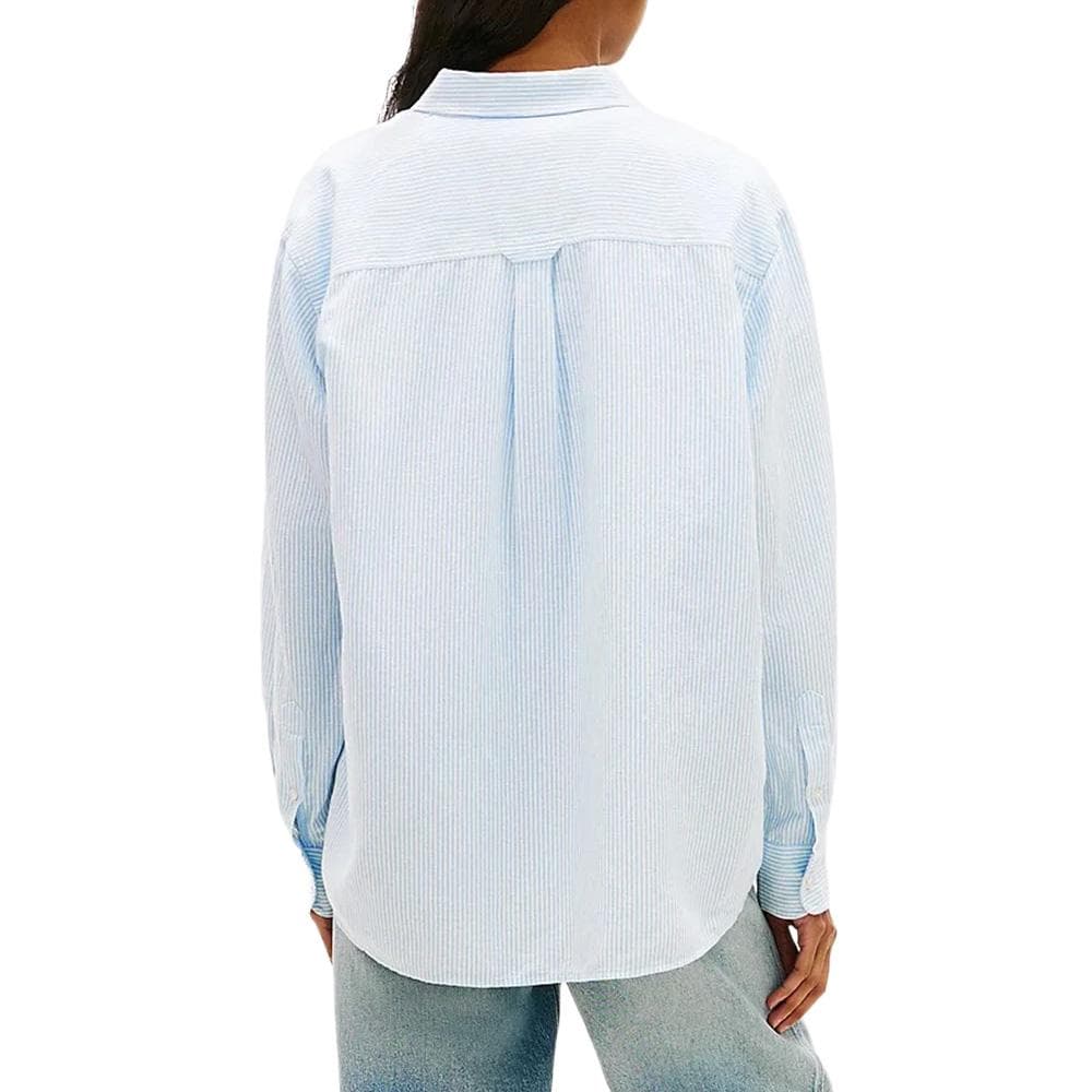 Chemise Blanc/Bleu Femme Tommy Hilfiger Tjw Rlx 2