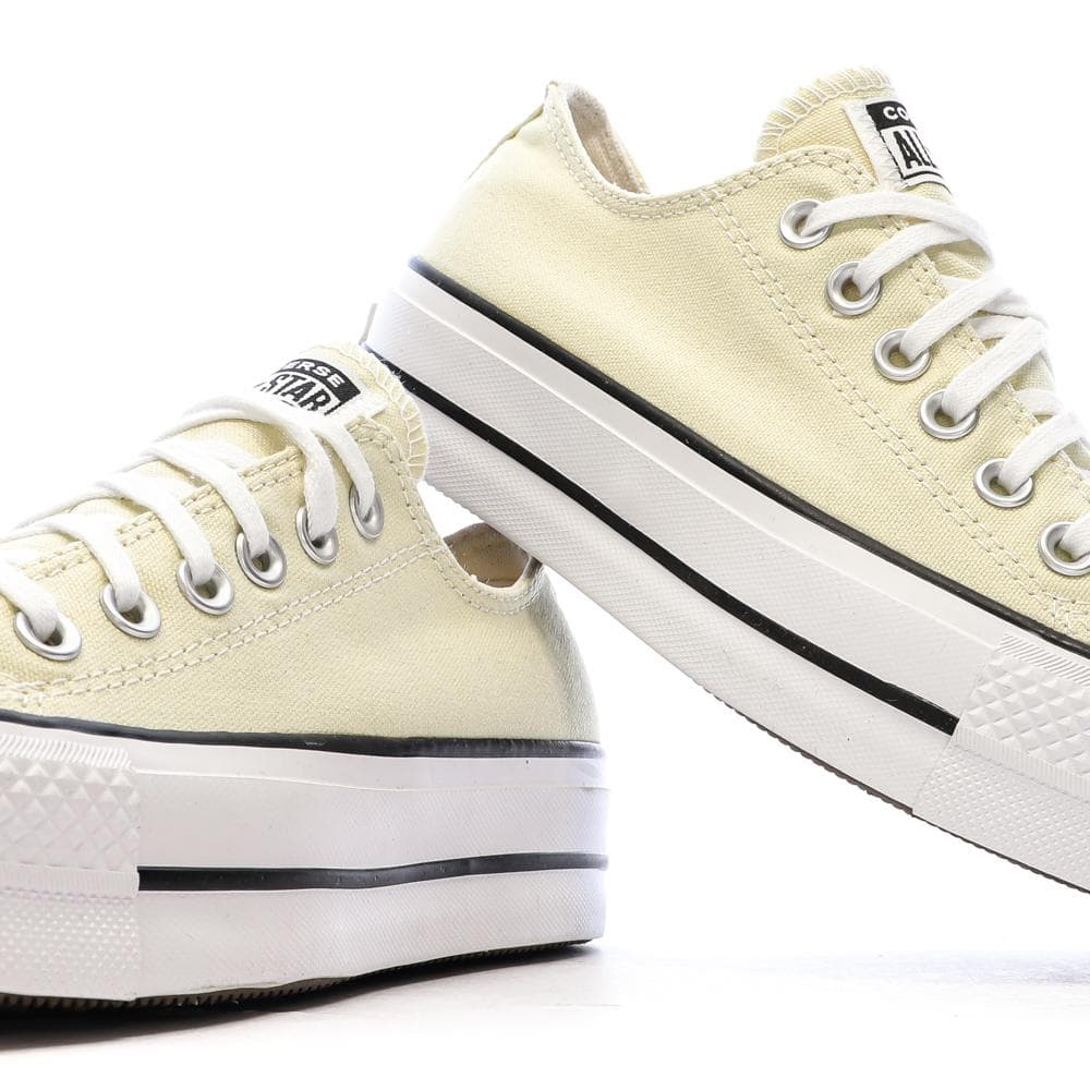 Baskets Jaunes Femme Converse Chuck Taylor All Star Lift 7