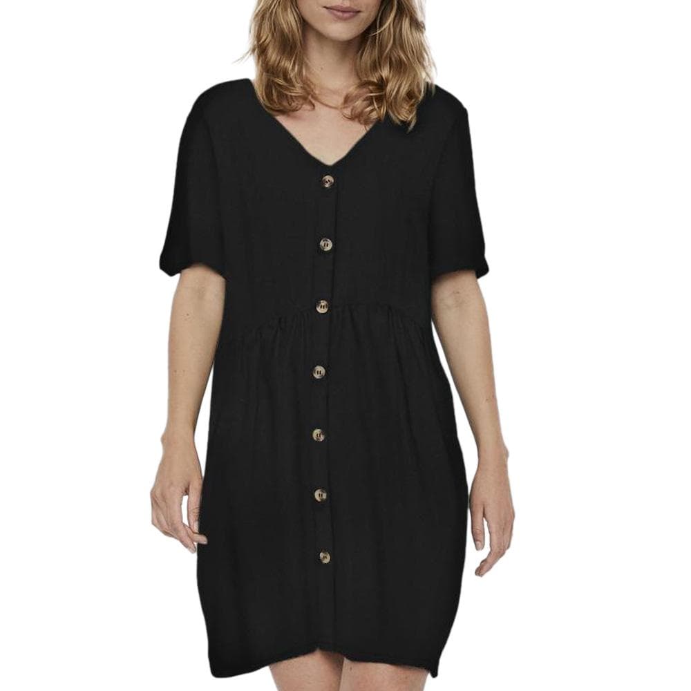 Robe Noire Femme Vero Moda Mathilda 1