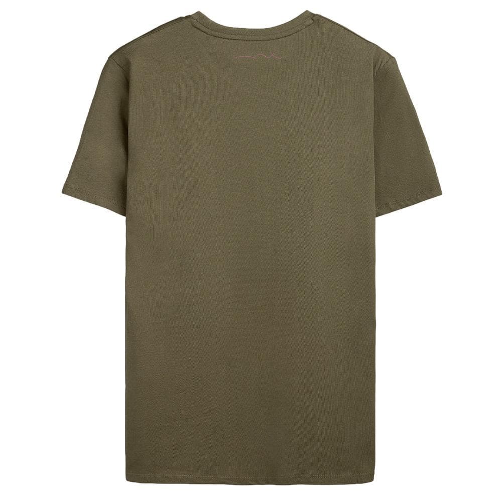 T-shirt Kaki Homme Teddy Smith Total 1 2