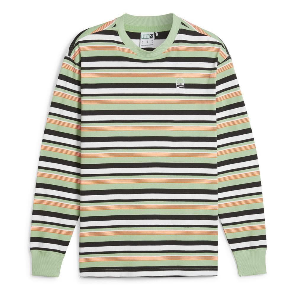 Pull Noir/Vert/Orange Homme Puma Downtown 1