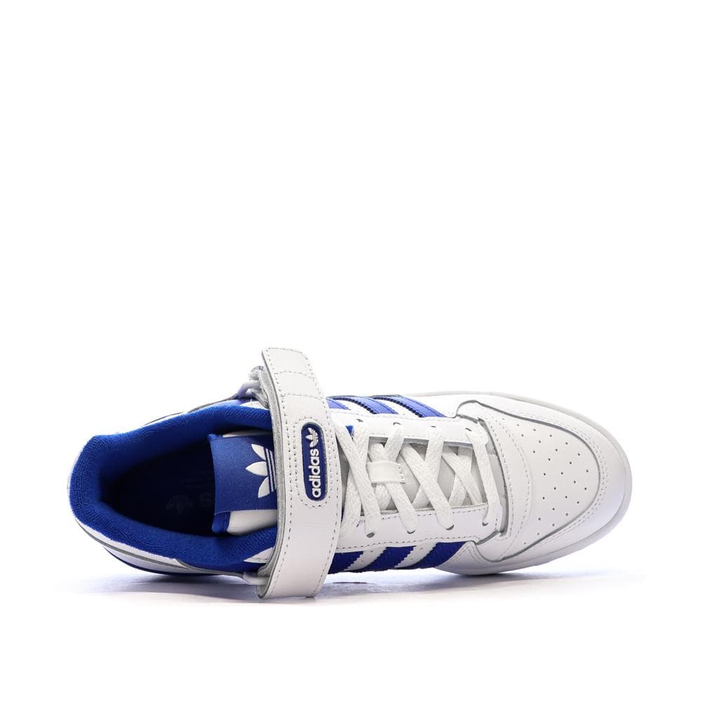 Basket Blanc/Bleu Homme Adidas Forum Low 4