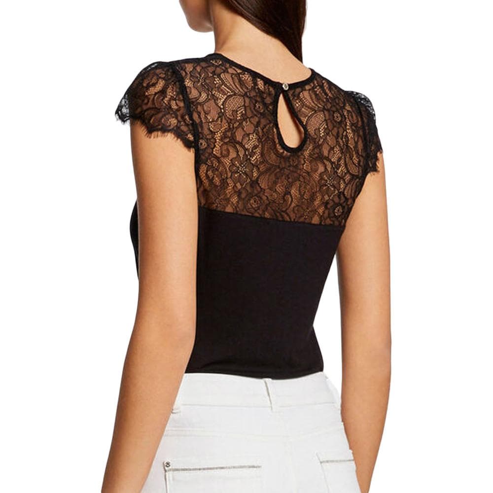 T-shirt Noir Femme Morgan Giulia 2