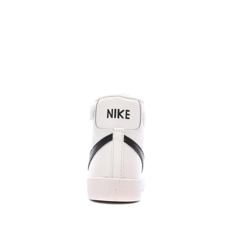 Baskets Blanches/Noires/Gris Garçon Nike Blazer Mid '77 3