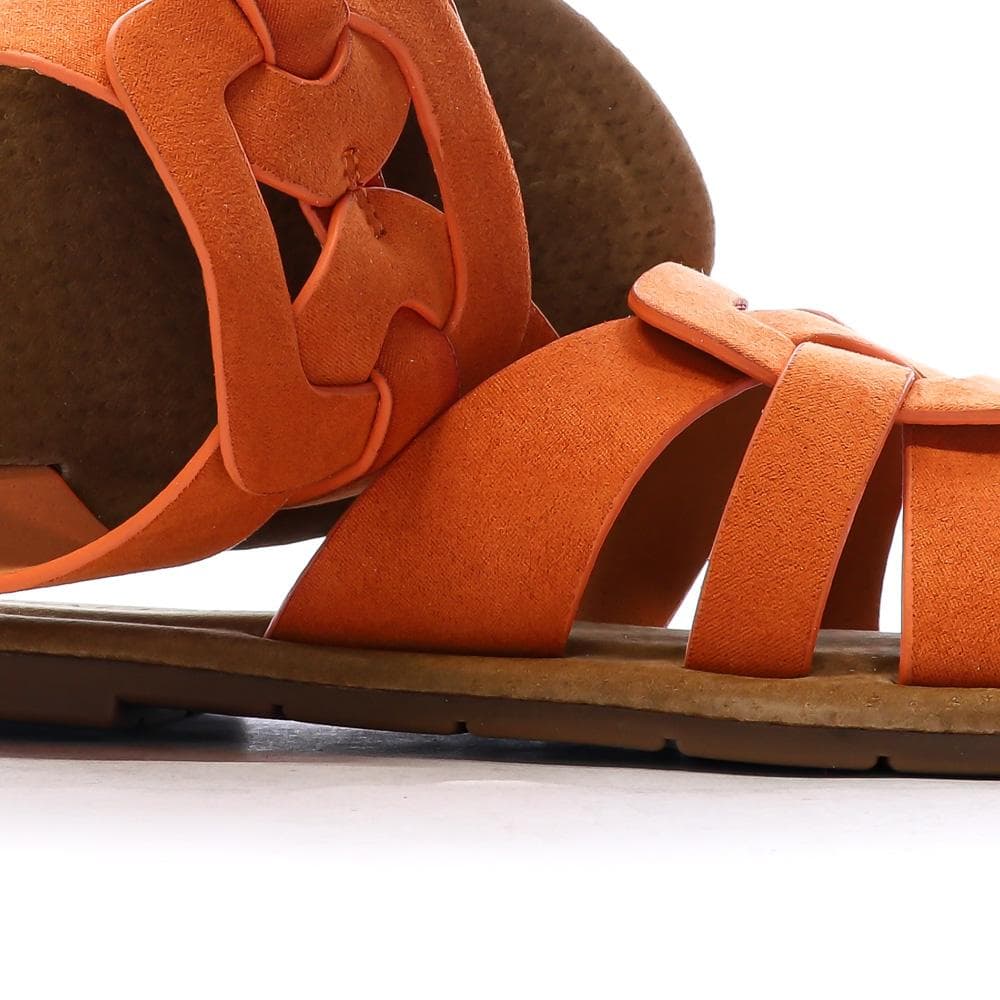 Claquettes Orange Femme Chattawak Pace 7