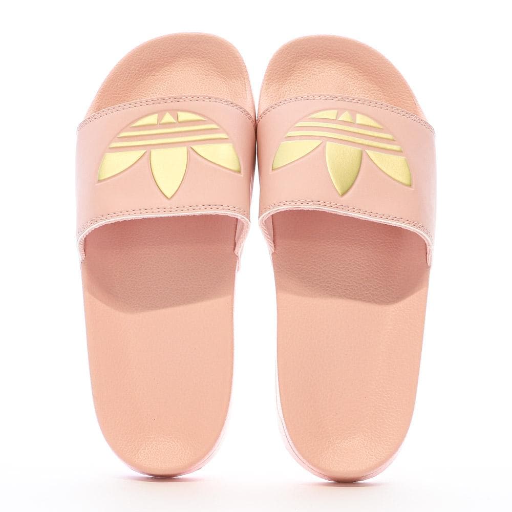 Claquettes Rose/Doré Femme Adidas Adilette 3