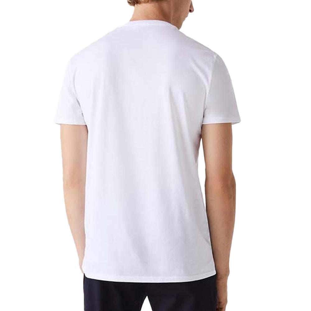 T-shirt Blanc Homme Lacoste TH6710001 2