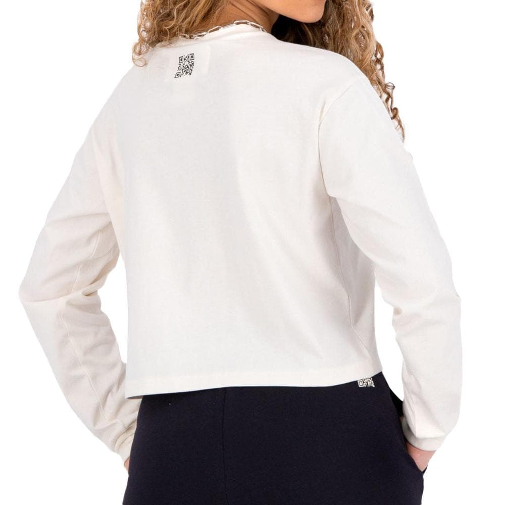 T-shirt Manches longues écru Femme Champion 114748 2