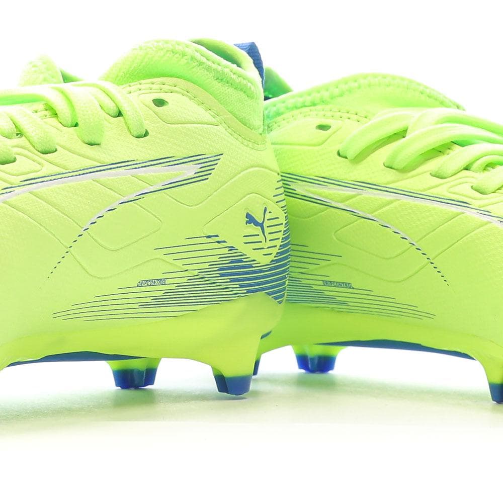 Chaussures de Foot Jaune Fluo Junior Puma Ultra 5 Match FG/AG 7