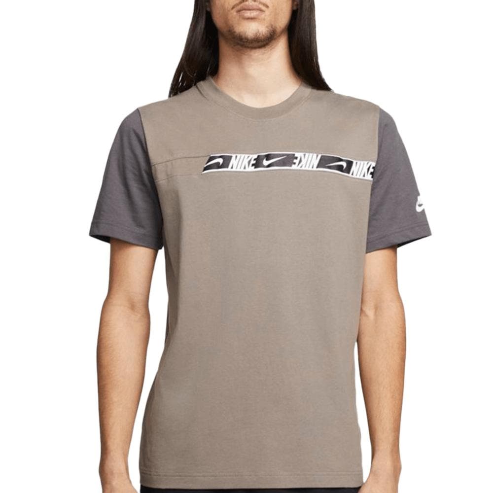 T-shirt Marron Homme Nike M Nsw Repeat 1