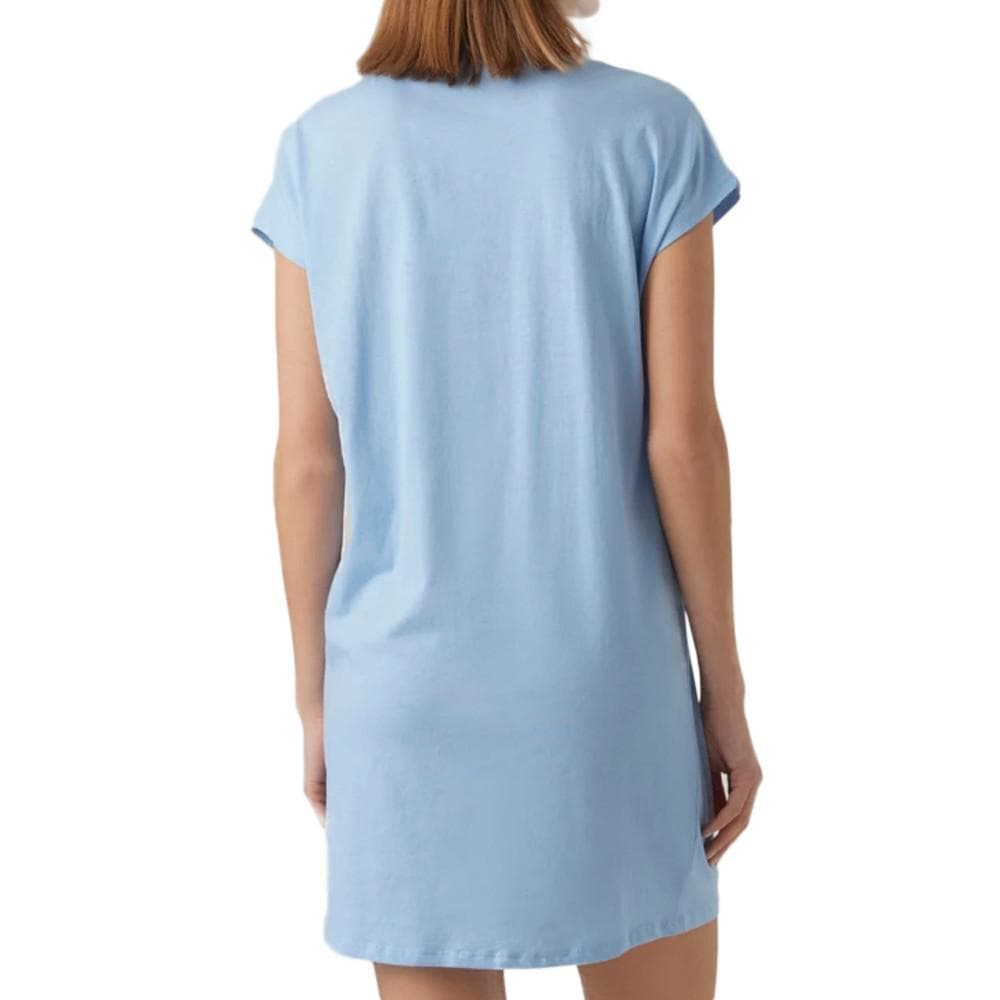 Robe T-Shirt Bleu Femme Vero Moda Turtle 2