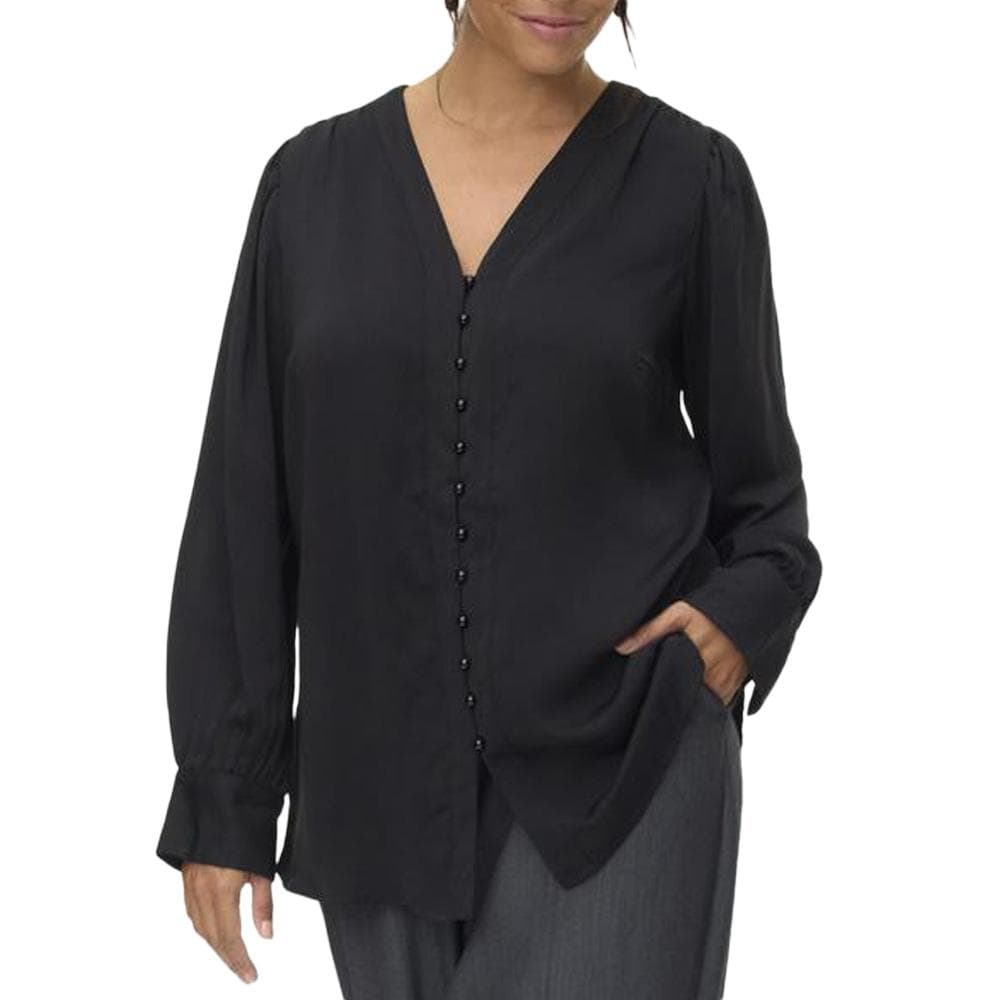 Chemise Noire Femme Vero Moda Fasana 1