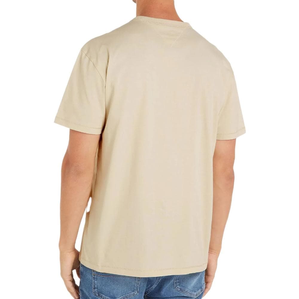 T-shirt Beige Homme Tommy Hilfiger Varsity 2