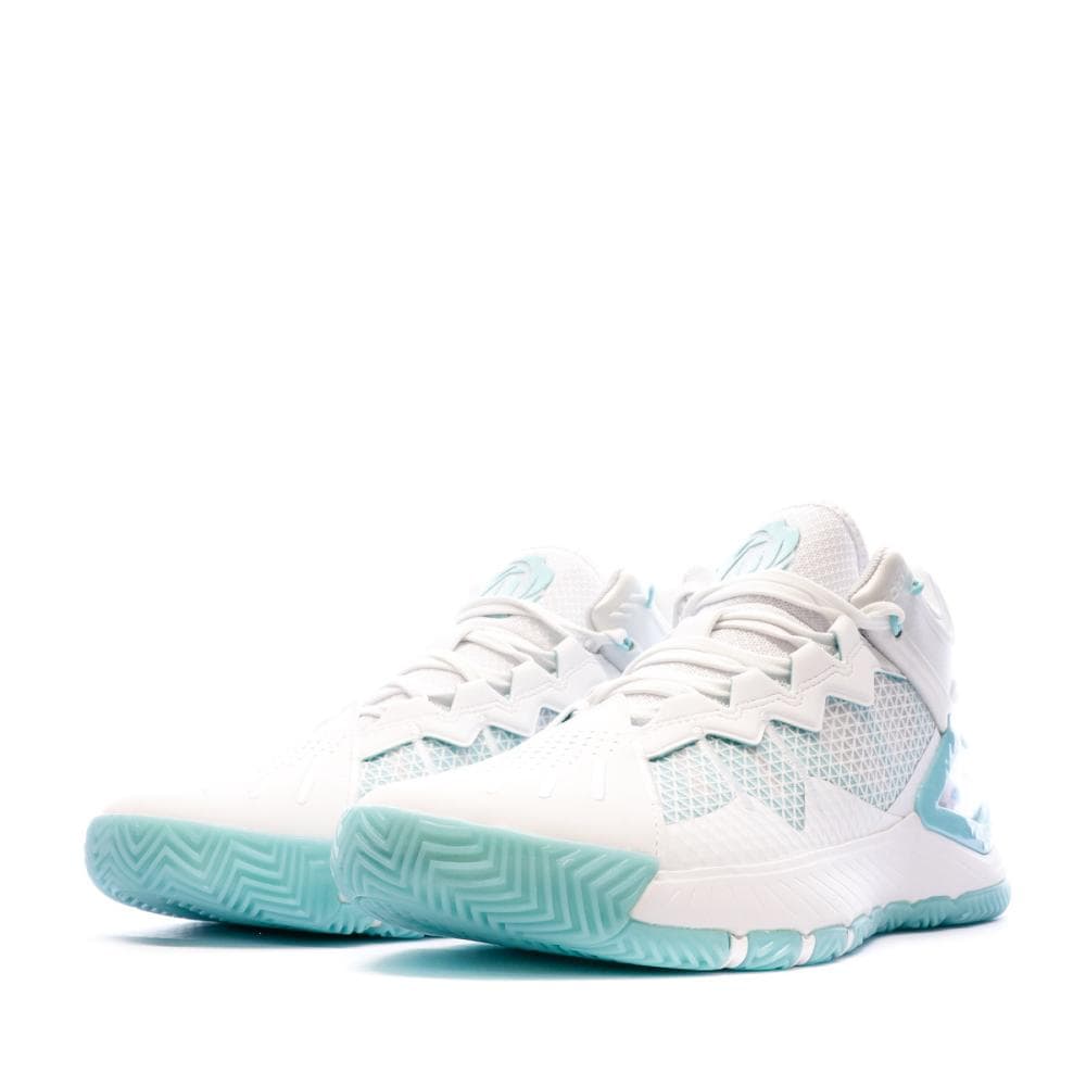 Chaussures de basket-ball Blanche/Bleu Adidas Son Of Chi 6