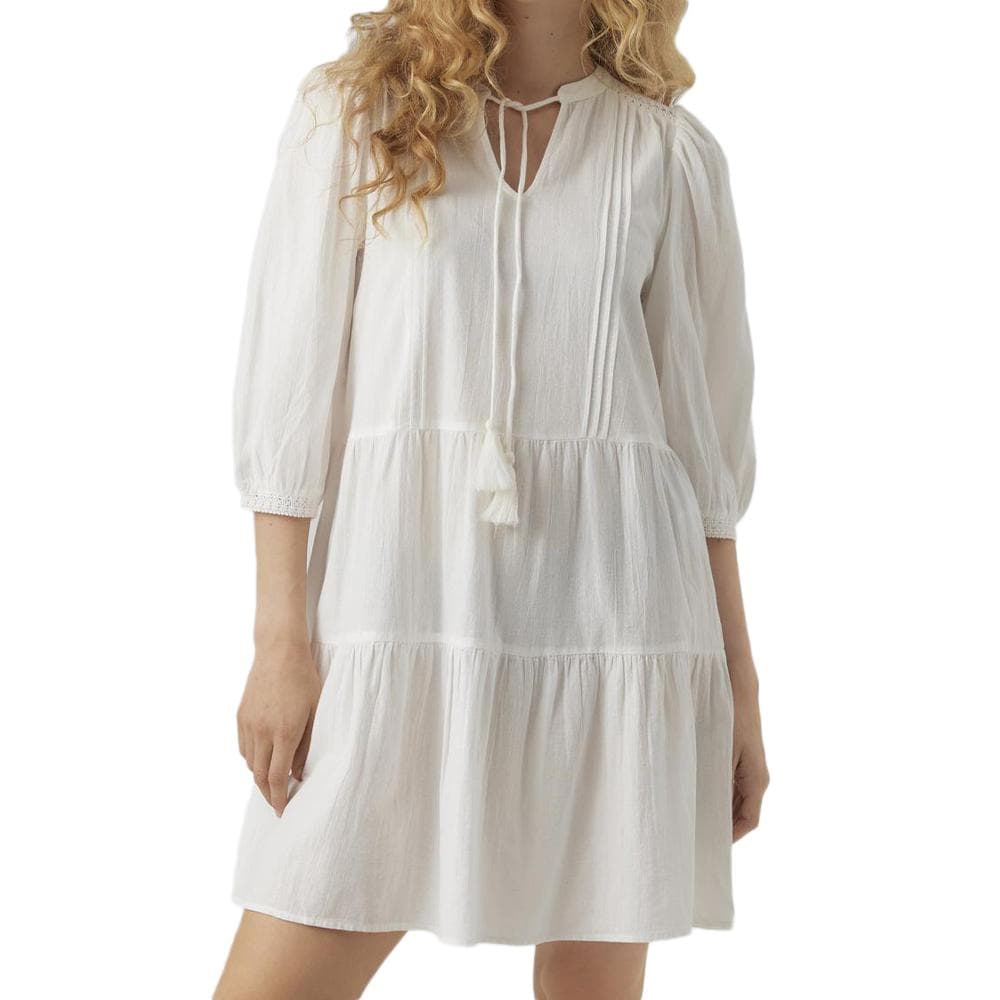 Robe Blanche Femme Vero Moda Pretty 1