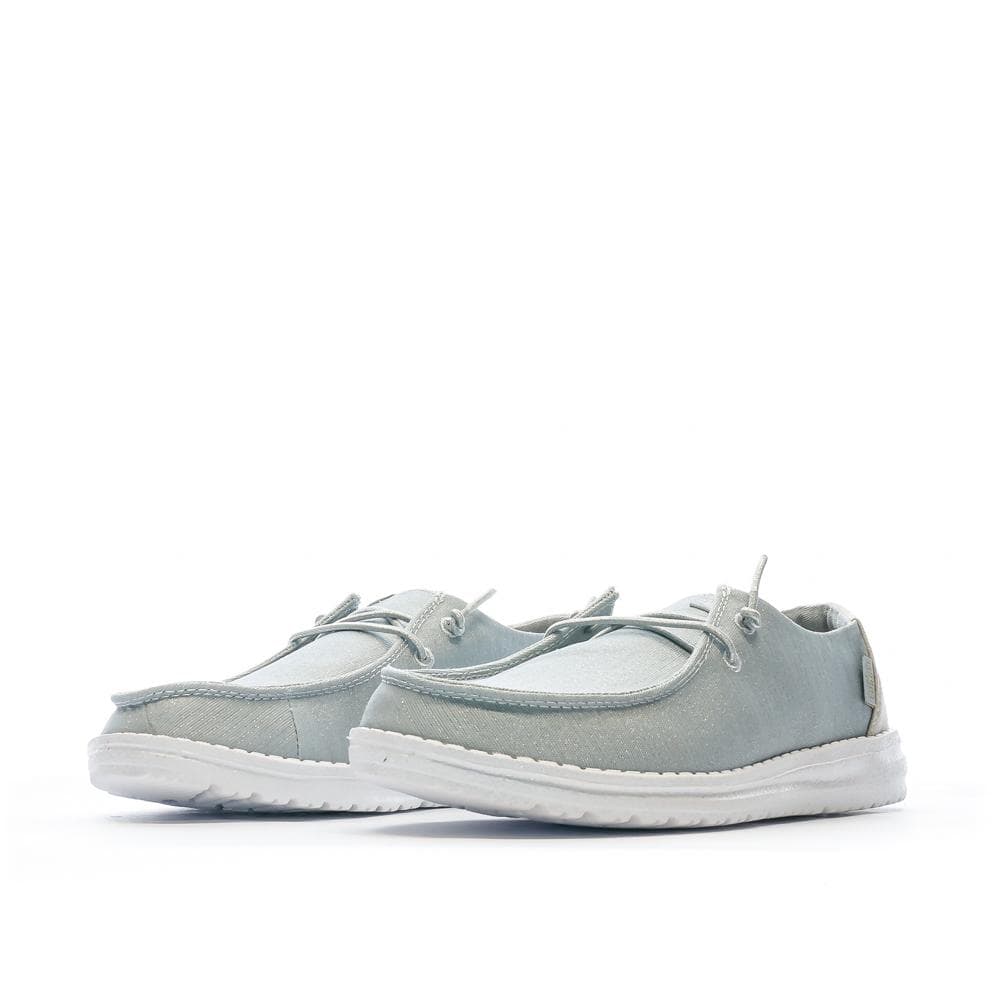 Chaussures Bleu Pailettée Femme Hey Dude Wendy Glitter 6