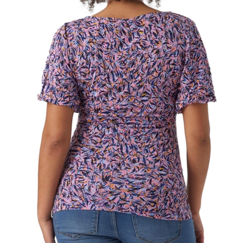 T-Shirt De Grossesse Violet/Rose Femme Mamalicious Wanessa 2