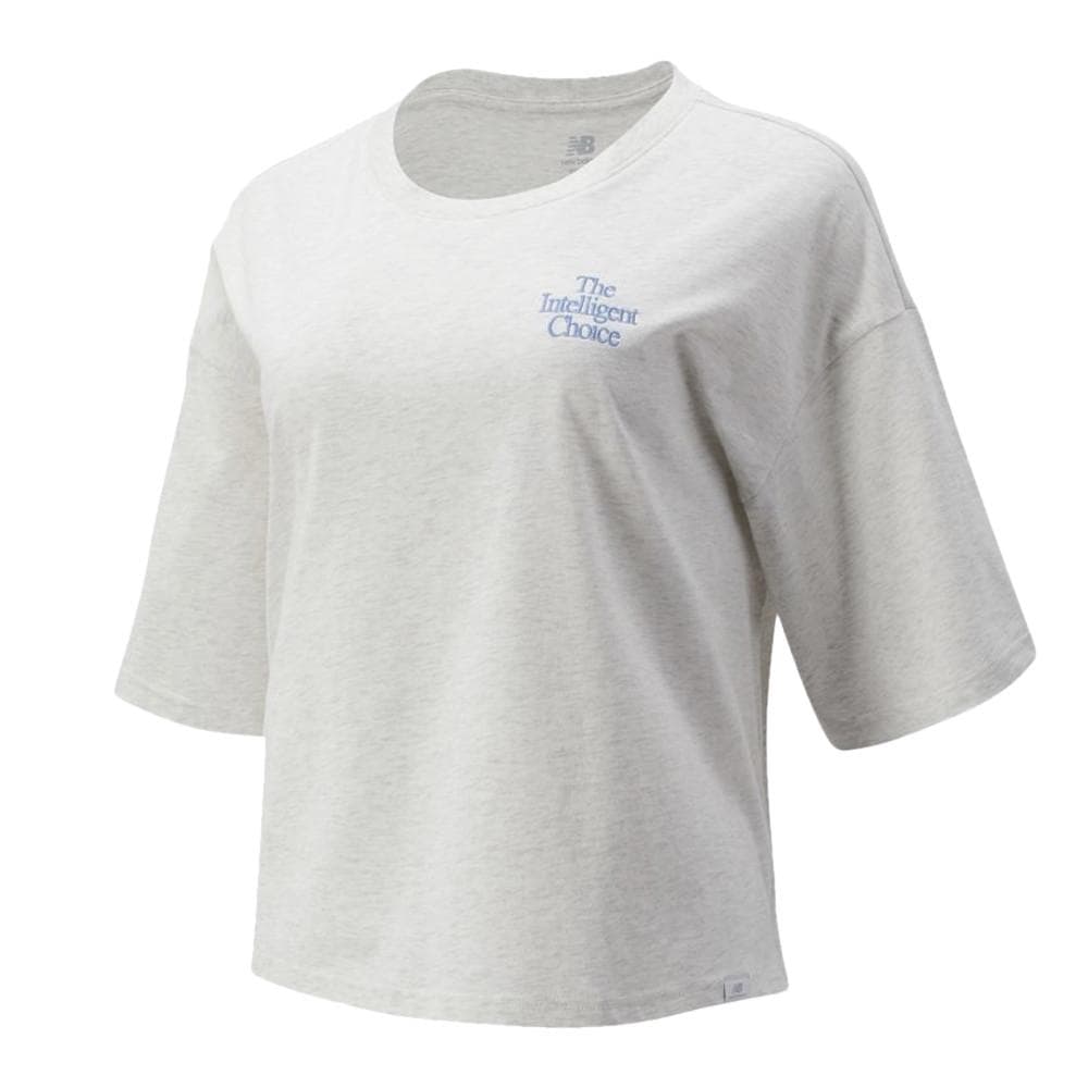 T-shirt Gris Femme New Balance Athletics Intelligent 1