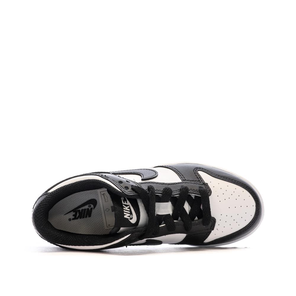 Baskets Blanches/Noires Garçon Nike Dunk Low 4