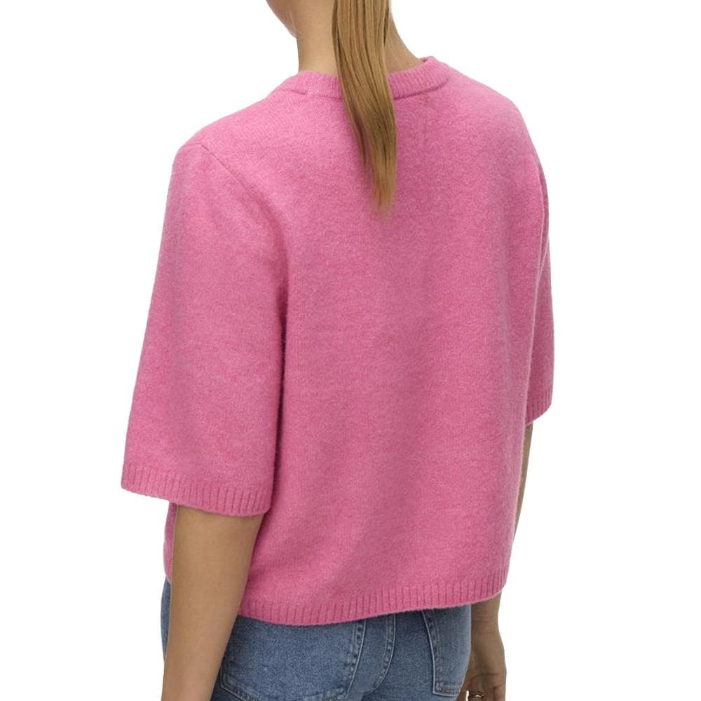 Pull Manches Courtes Rose Femme Vero Moda Boom 2