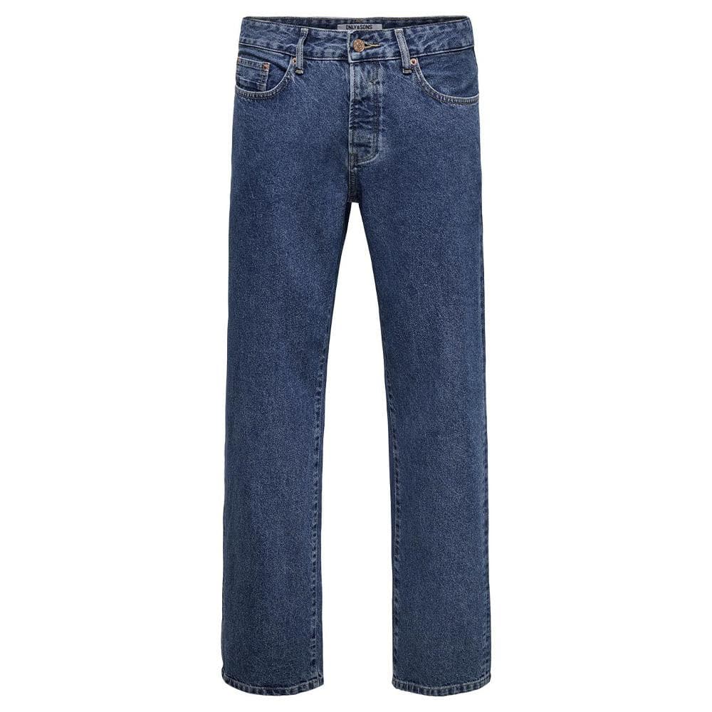 Jean Straight Bleu Foncé Homme Only & Sons Edge 1