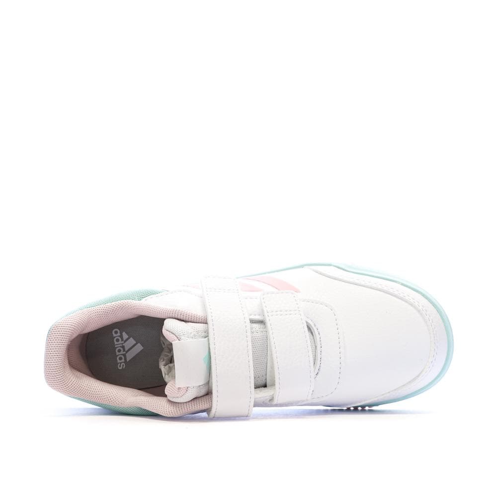 Baskets Blanche/Rose Fille Adidas Tensaur Sport 2.0 4
