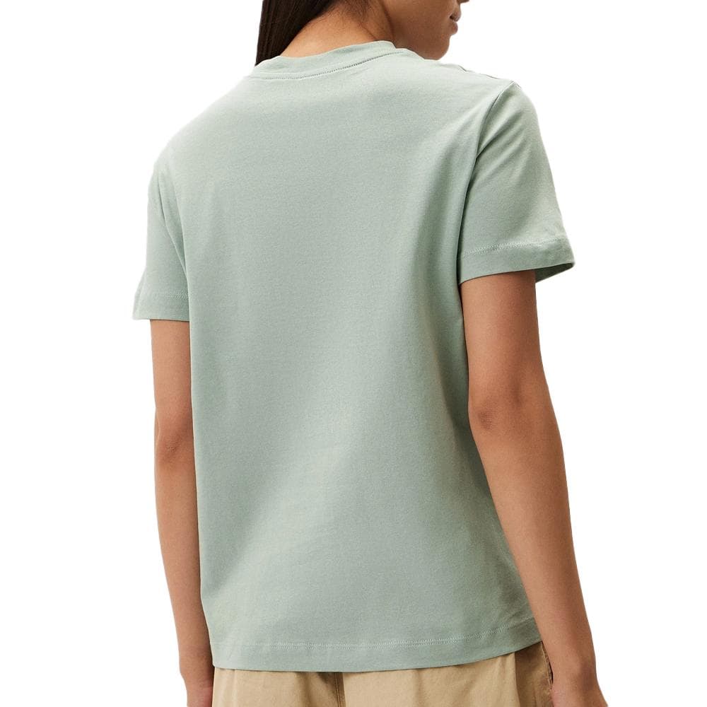 T-shirt Vert Femme Calvin Klein Jeans Embroidered 2