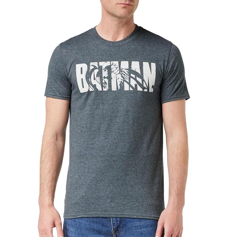 T-shirt Gris Homme Licence Batman 1