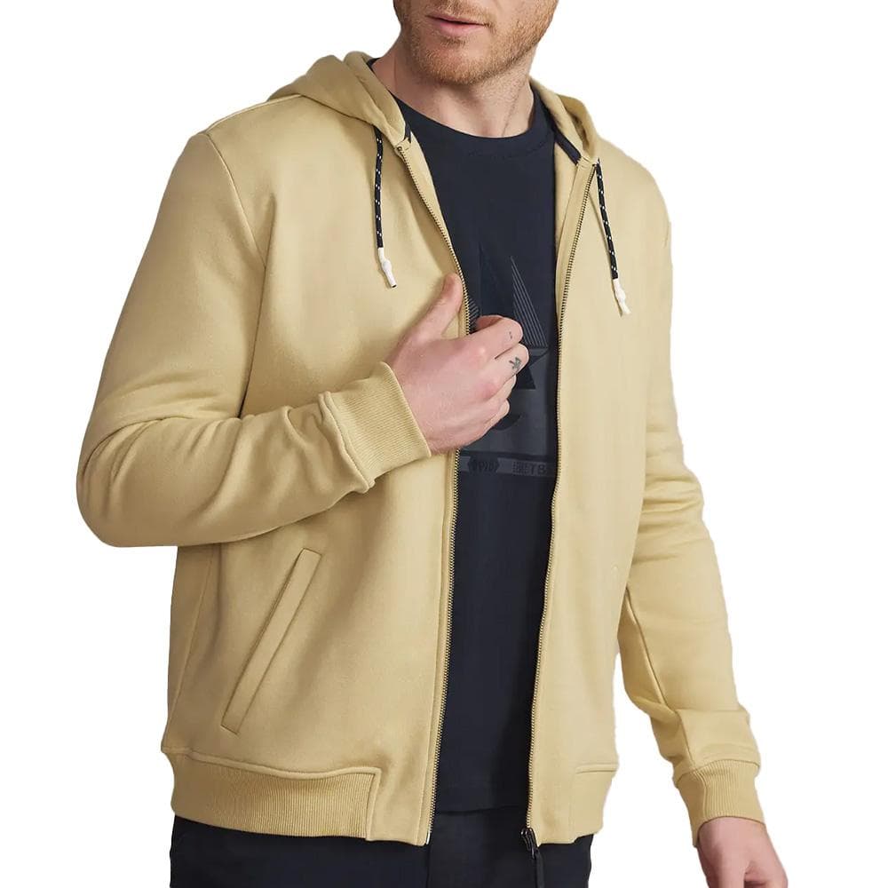 Sweat Zippé Beige Homme TBS JULINZIP 1