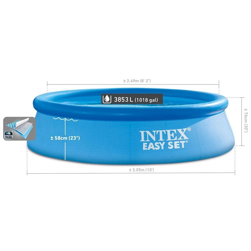 Piscine Bleu Intex Kit Pisc Easy Set 3.05 X 0.76 3