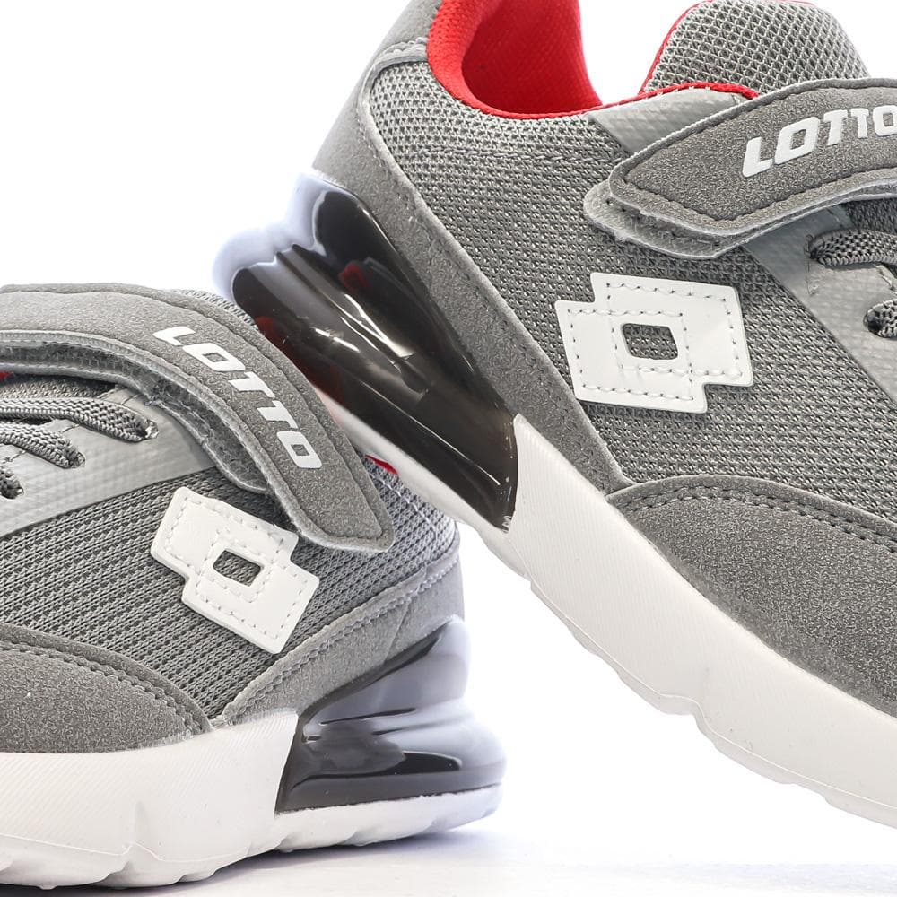 Baskets Grises/Blanches Garçon Lotto Novara 7