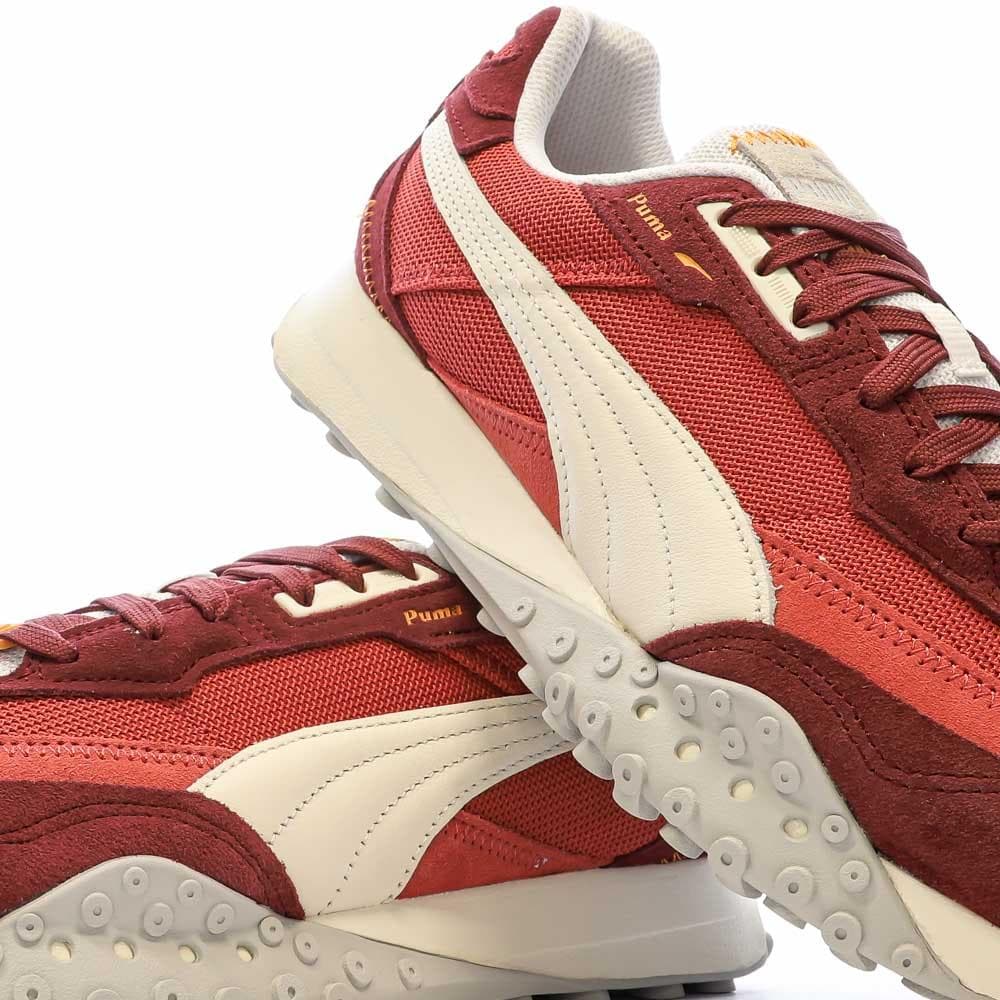Baskets Rouge Homme Puma Rider Washed 7