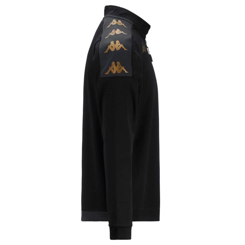 Sweat 1/4 de Zip Noir Homme Kappa Gassolo 2