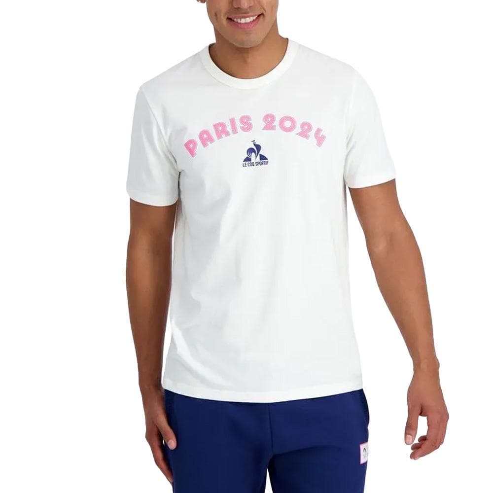 T-shirt Blanc Homme Le Coq Sportif Graphic 1