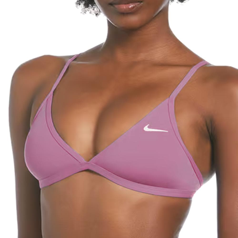Haut de maillot de bain Violet Femme Nike Lace Up 1