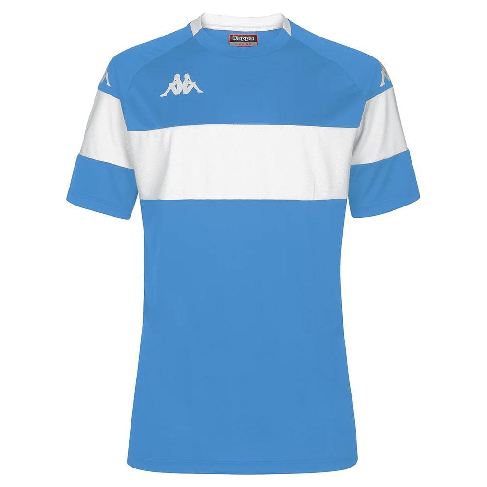 T-Shirt de Sport Blanc/Bleu Homme Kappa Dareto 33133WWJR 1