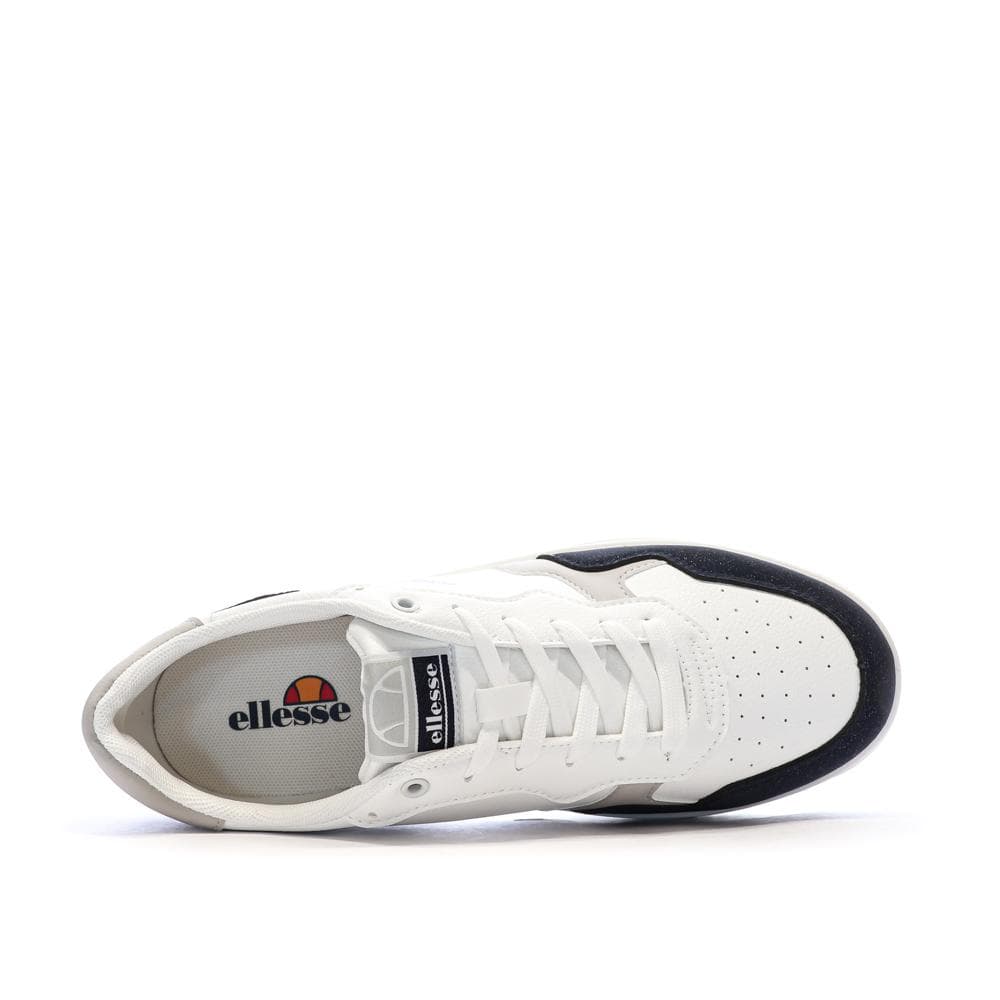 Baskets Blanches/Marines Homme Ellesse Pansit 4