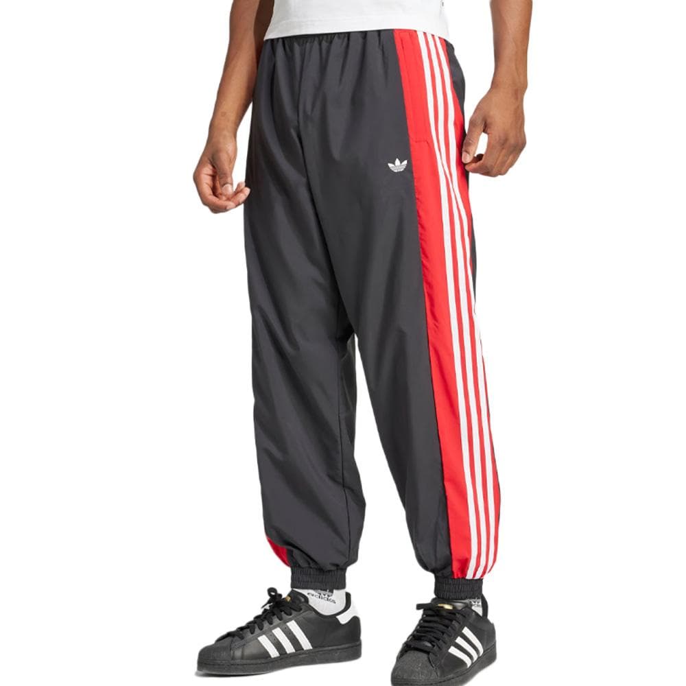 Jogging Gris/Rouge Homme Adidas Warm 1