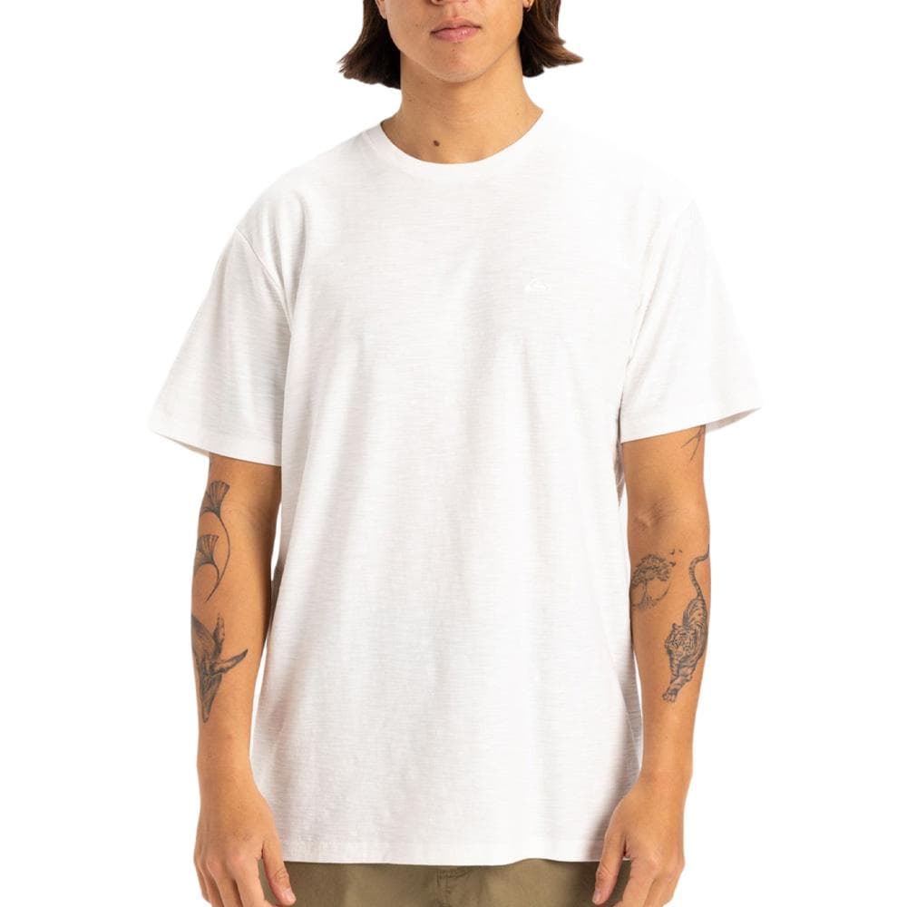 T-Shirt Ecru Homme Quiksilver Slub roundneck 1