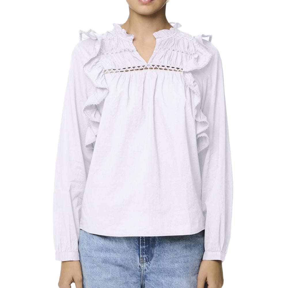 Blouse Blanches Femme Pieces Makenna 1