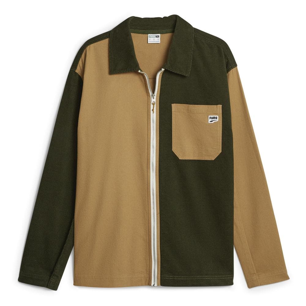 Veste Marron/Kaki Homme Puma Downtown Corduroy 1