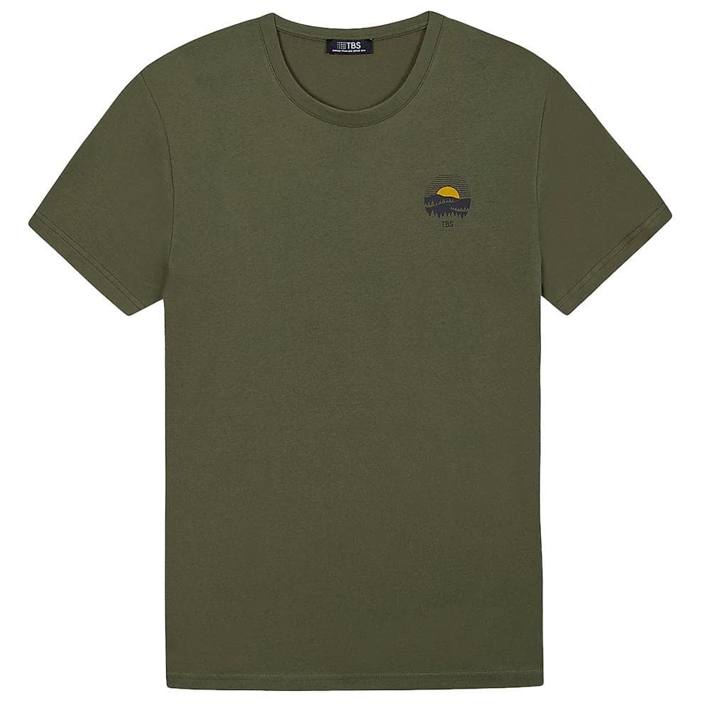 T-Shirt Kaki Homme TBS LOGGY 1