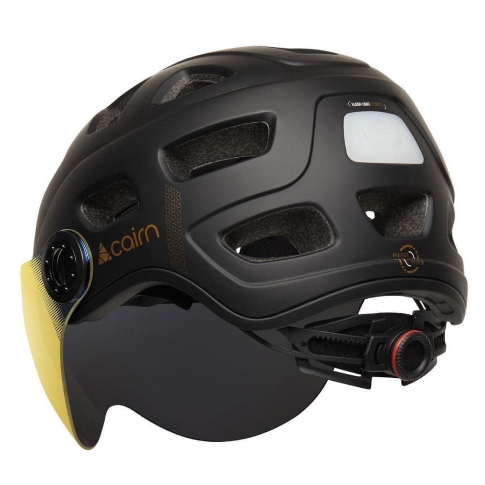 Casque de Vélo Noir Adulte Cairn Quartz Visor Led 2