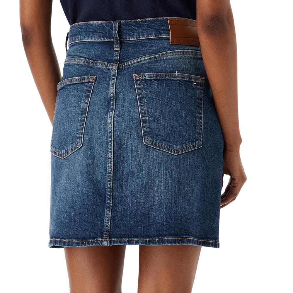 Jupe en Jean Bleu Femme Tommy Hilfiger Mom 2