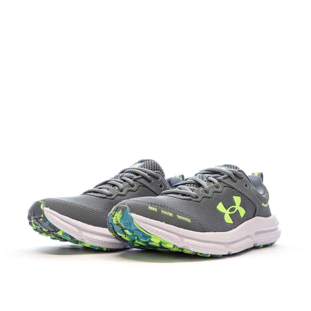 Chaussures de Running Gris /Vert Garçon Under Armour Assert 10 6