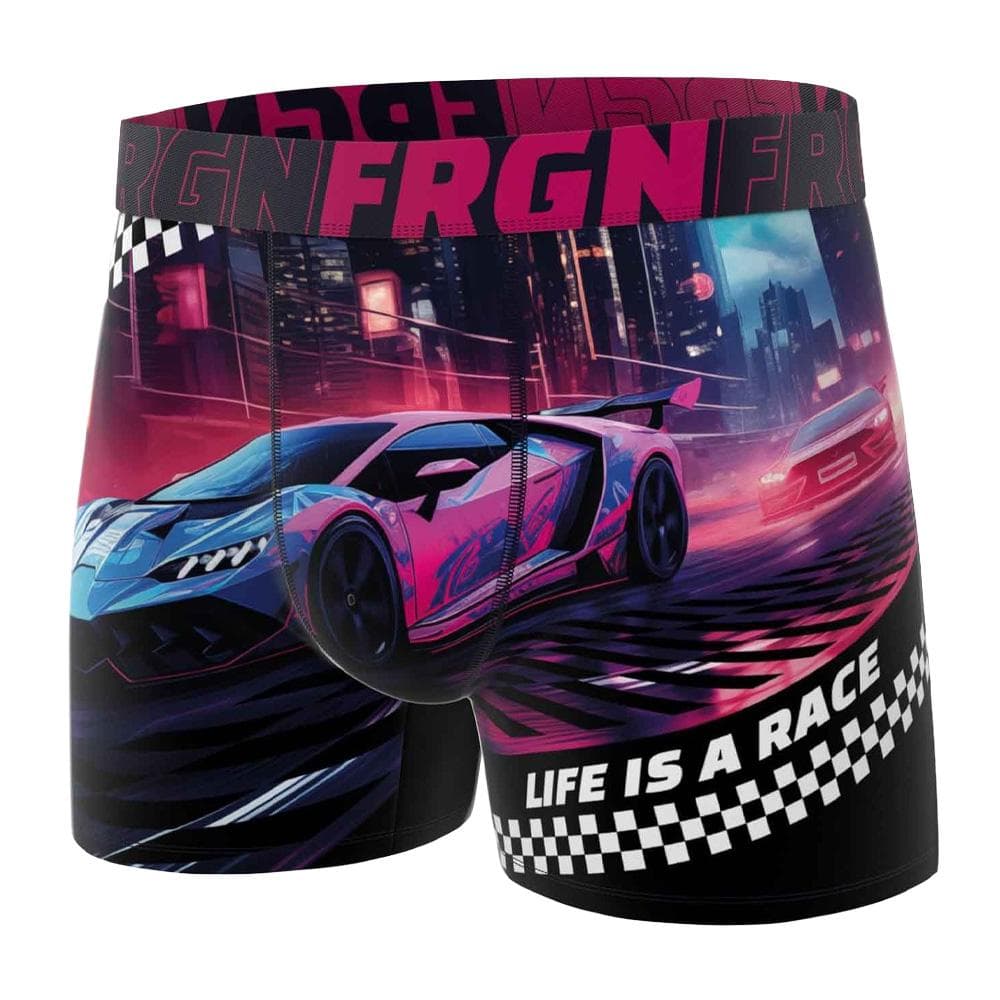 Boxer Noir/Rose Homme Freegun Voiture 1