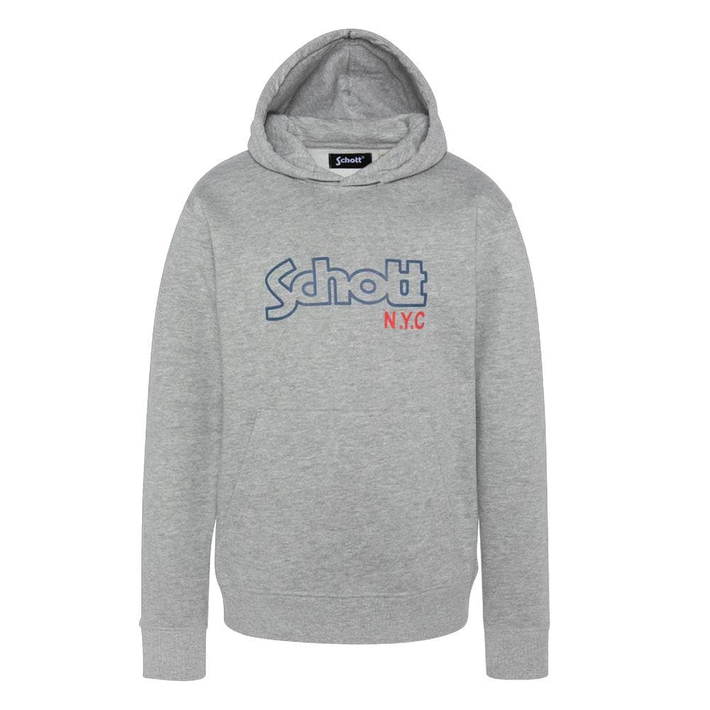 Sweat à Capuche Gris Garçon Schott Sidney 1