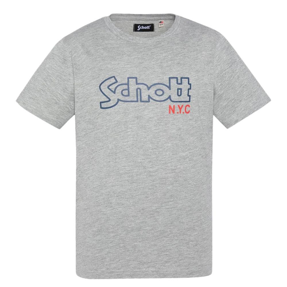T-Shirt Gris Garçon Schott VINTAGE 1