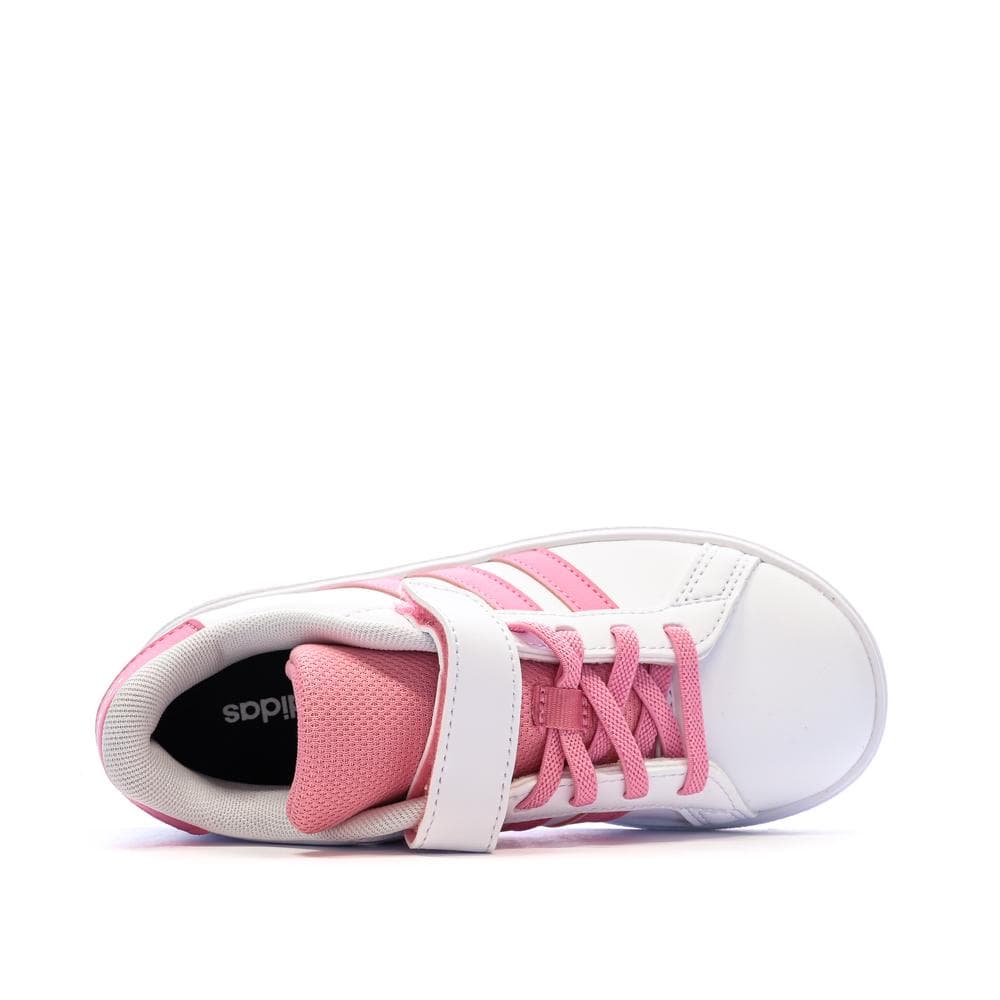 Baskets Rose/Blanc Fille Adidas Grand Court 2.0 Children 4