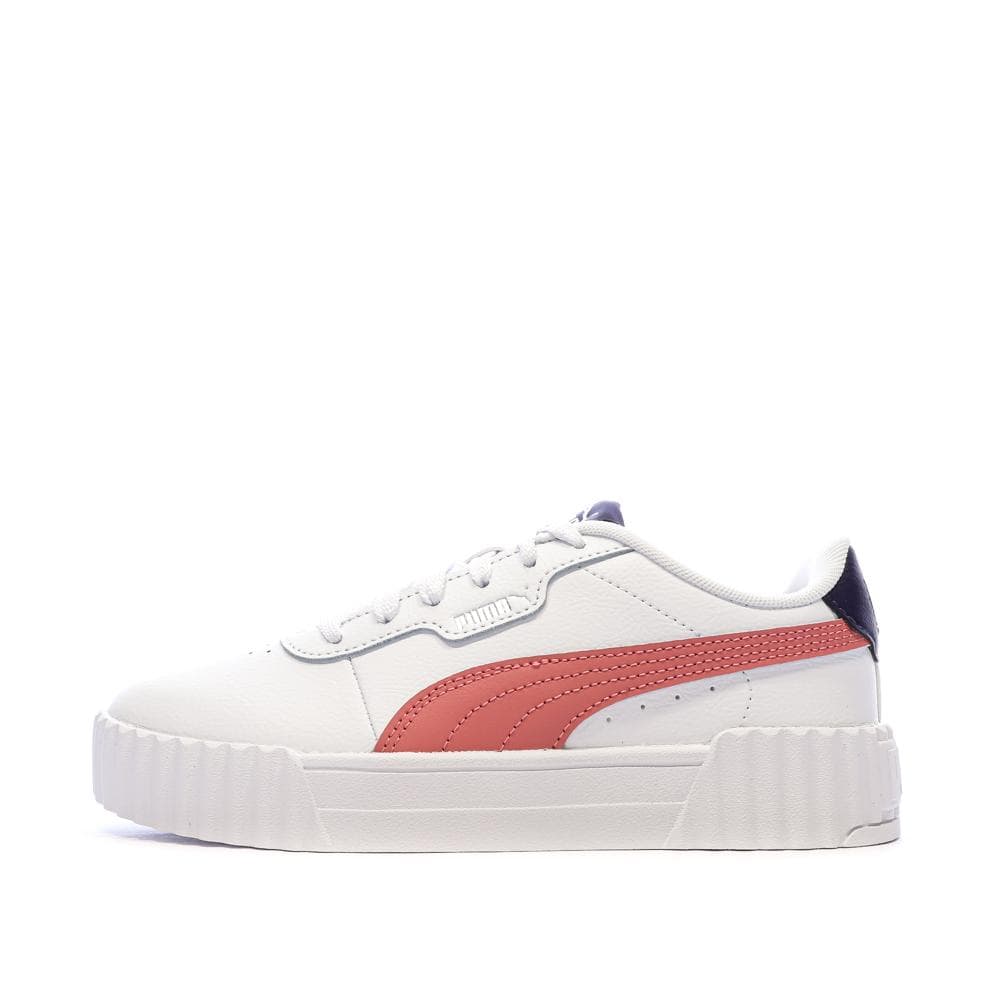 Baskets Blanche/Rose Fille/Femme Puma Carina 3.0 1